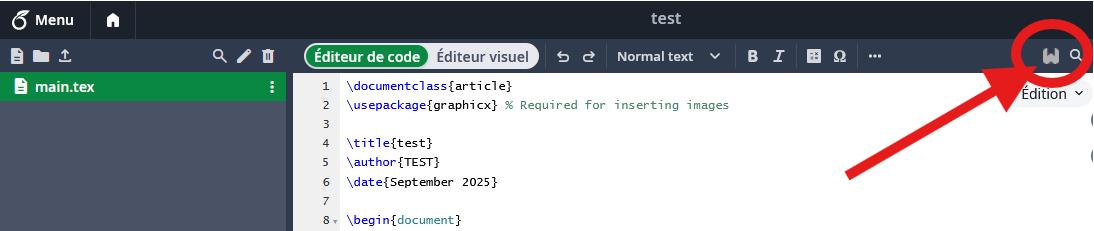 Capture Overleaf